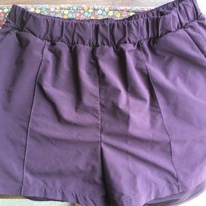 Women’s Zella Plum colored Athletic Shorts